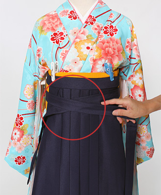 女袴の着付け方 着物レンタルまつうら 貸衣装 貸衣裳 名古屋市北区