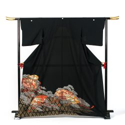 ht-No4　ひとえの留袖　扇面