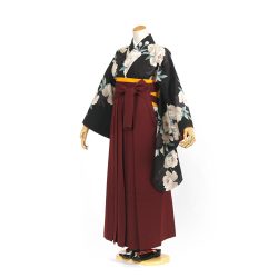 kf-107 黒地に牡丹