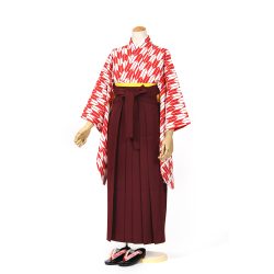 kf-157  朱赤矢絣