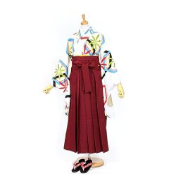 kf-199 白地に六角形模様