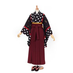 kf-208 黒地に水玉