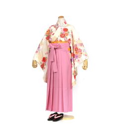 kfs-11 薄クリーム地に小花