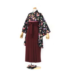 kfs-37 黒地小花